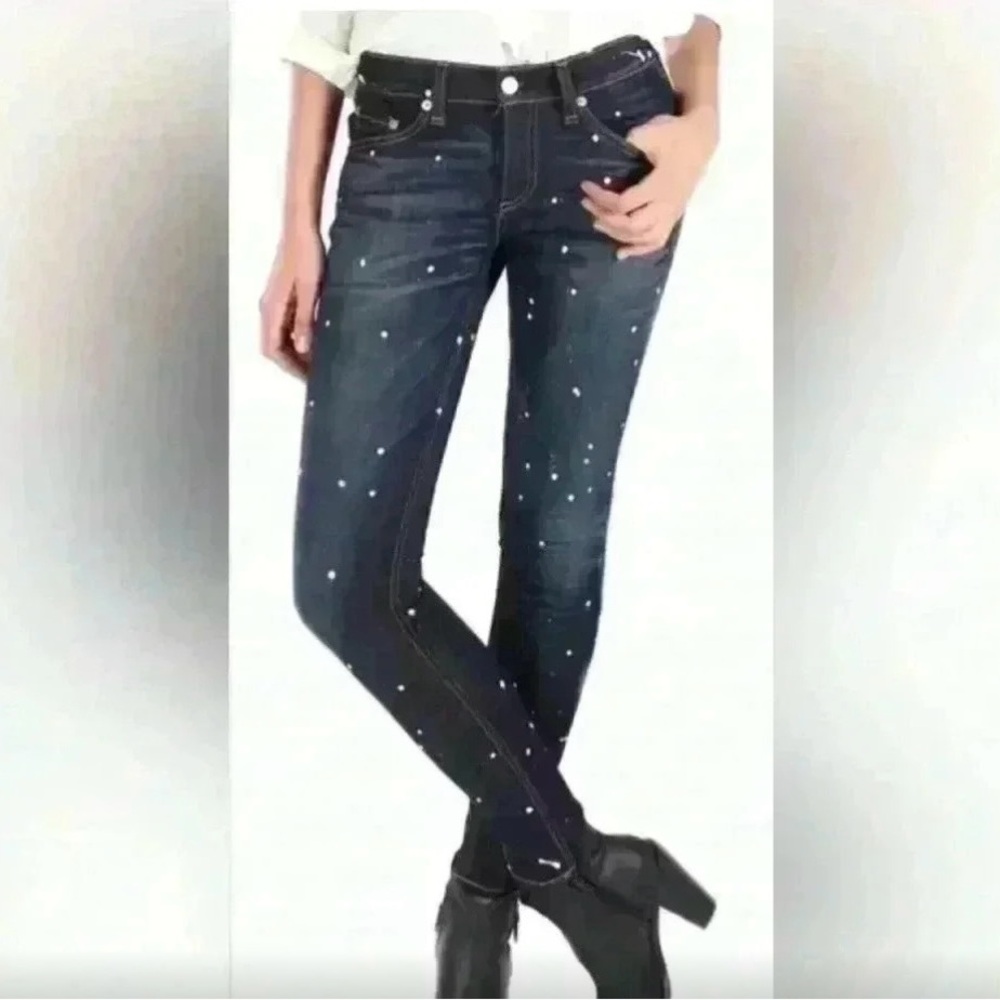 Rag & Bone paint splatter jeans, size 28
